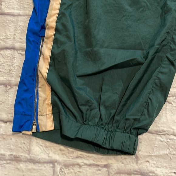 Free People Movement XLarge Green, Peach and Royal Blue Striped Track Pants - Picture 6 of 9